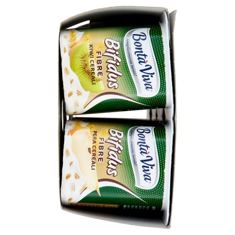 Bontà Viva Bifidus Yogurt con Fibre, 8x125 g